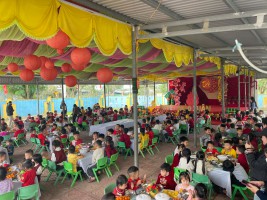 TRƯỜNG MẦM NON KỲ LIÊN TỔ CHỨC BỮA TIỆC BUFFET CHO BÉ