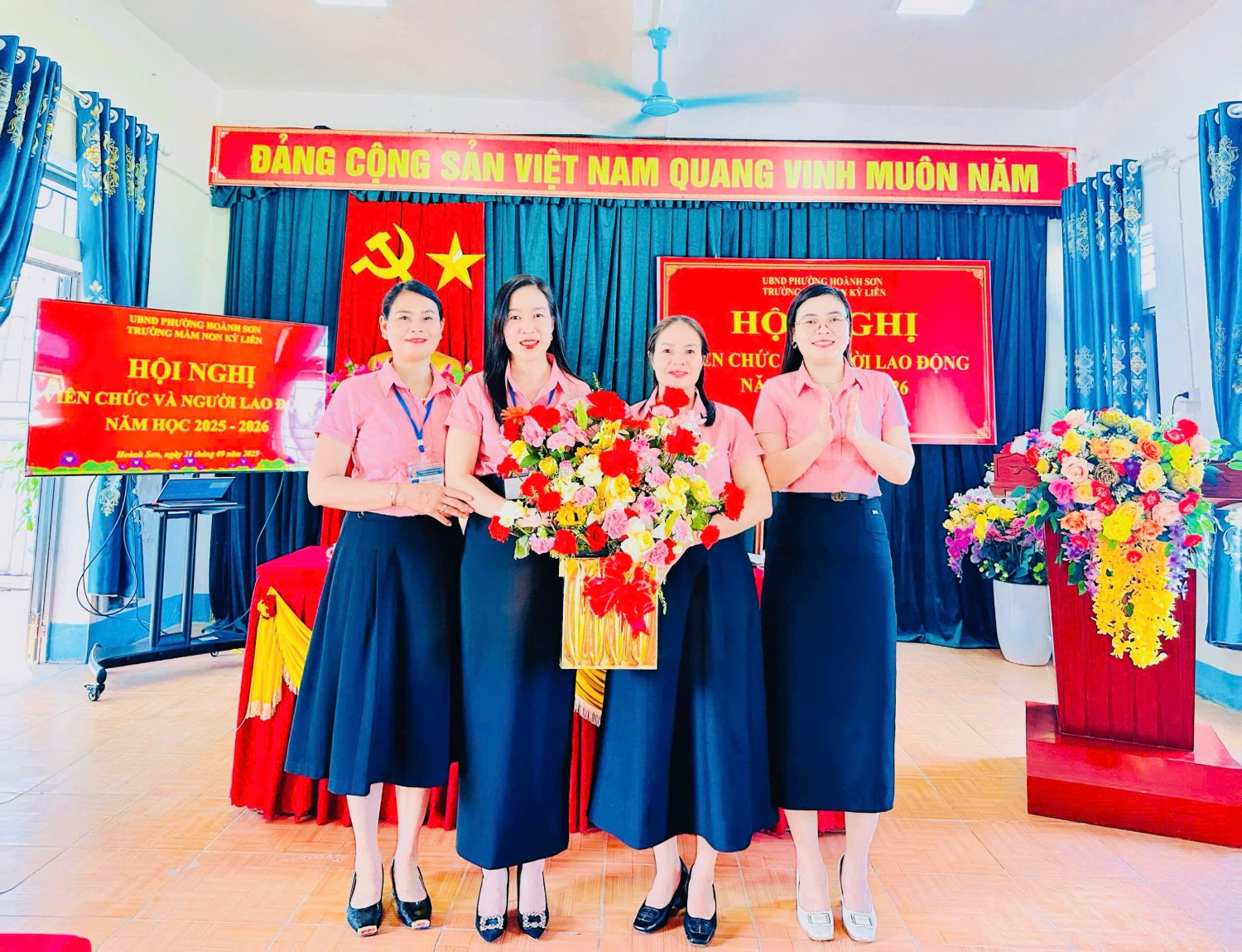 TRƯỜNG MẦM NON KỲ LIÊN LONG TRỌNG TỔ CHỨC HỘI NGHỊ VIÊN CHỨC VÀ NGƯỜI LAO ĐỘNG NĂM HỌC 2025 - 2026.